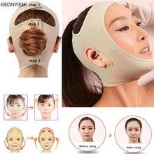 Load image into Gallery viewer, Delicate Facial Thin Face Mask Slimming Bandage Skin Care Belt Shape And Lift Reduce Double Chin Face Mask Face Thining Band