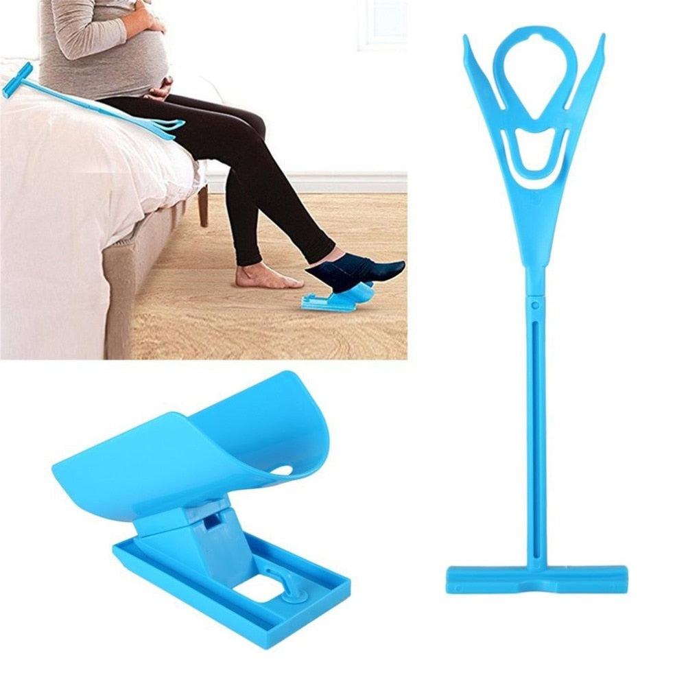 Easy On Easy Off Sock Aid Kit Sock Helper No Bending Stretching for Pregnancy and Injuries Living Tool